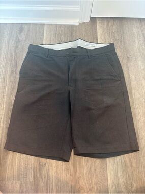 Greg Norman Collection Black Flat Front Men's Shorts